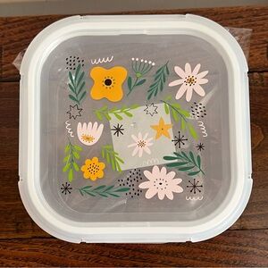 Set of 3 Target Bullseye Playground Glass Storage Containers